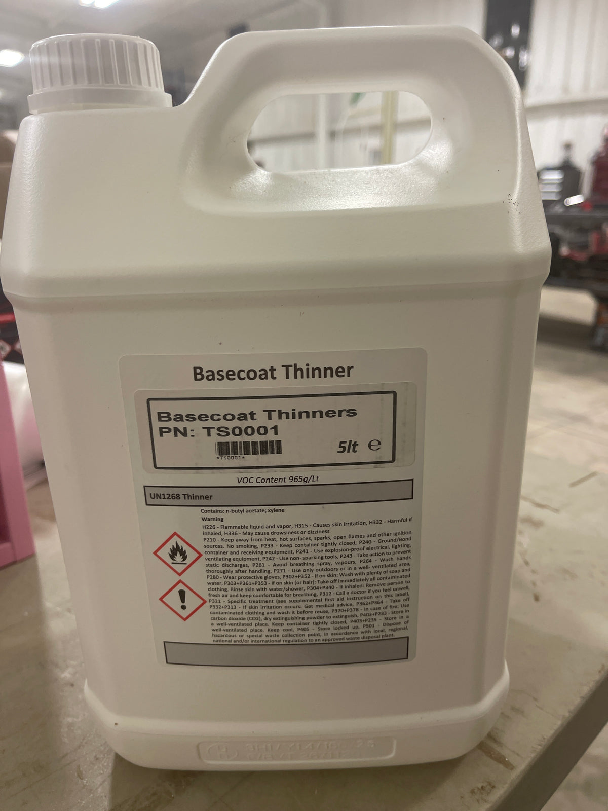 TS0001 Basecoat Thinner - 1 Liter