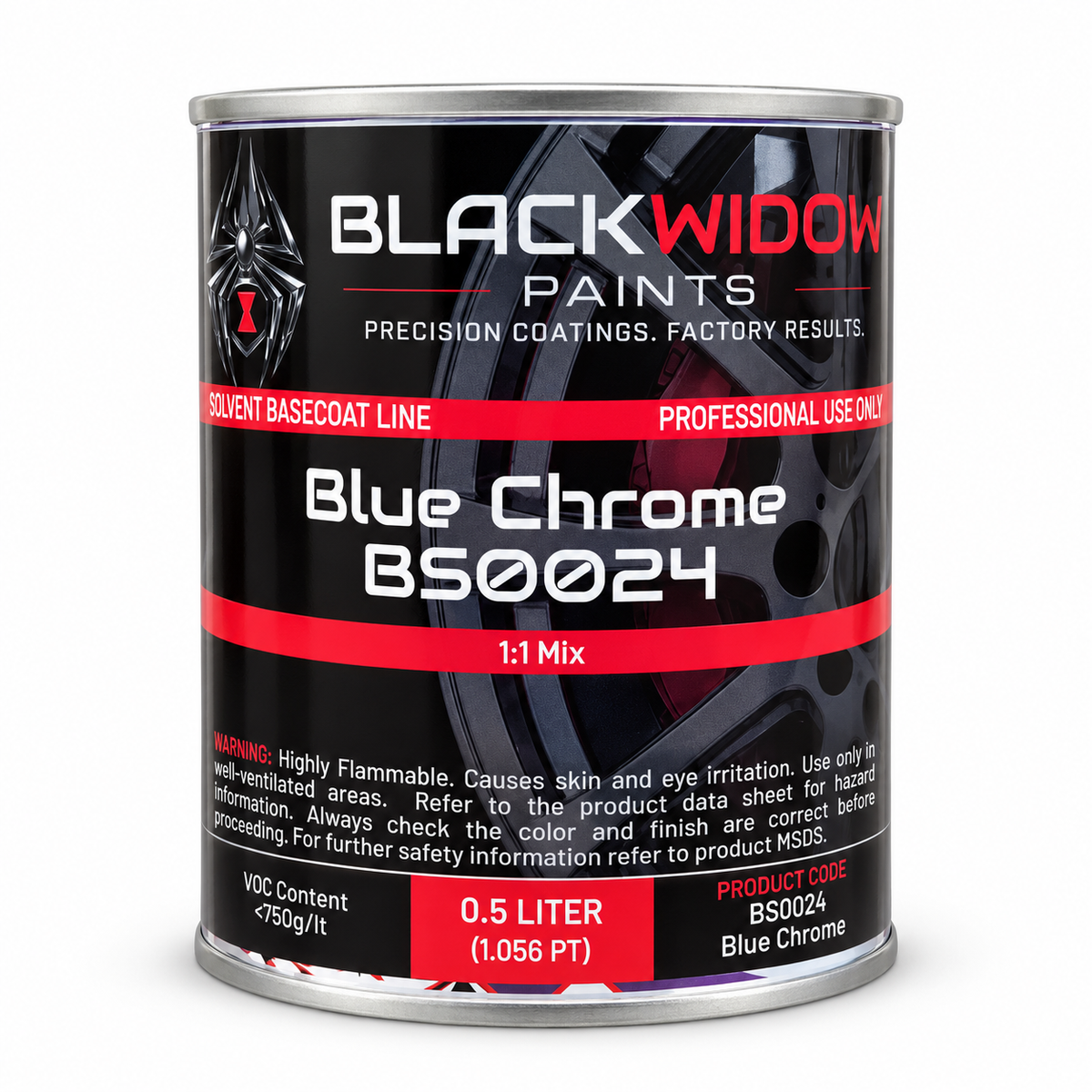 BS0024-S/B VW Blue Chrome