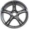 Car wheel rim on a white background
